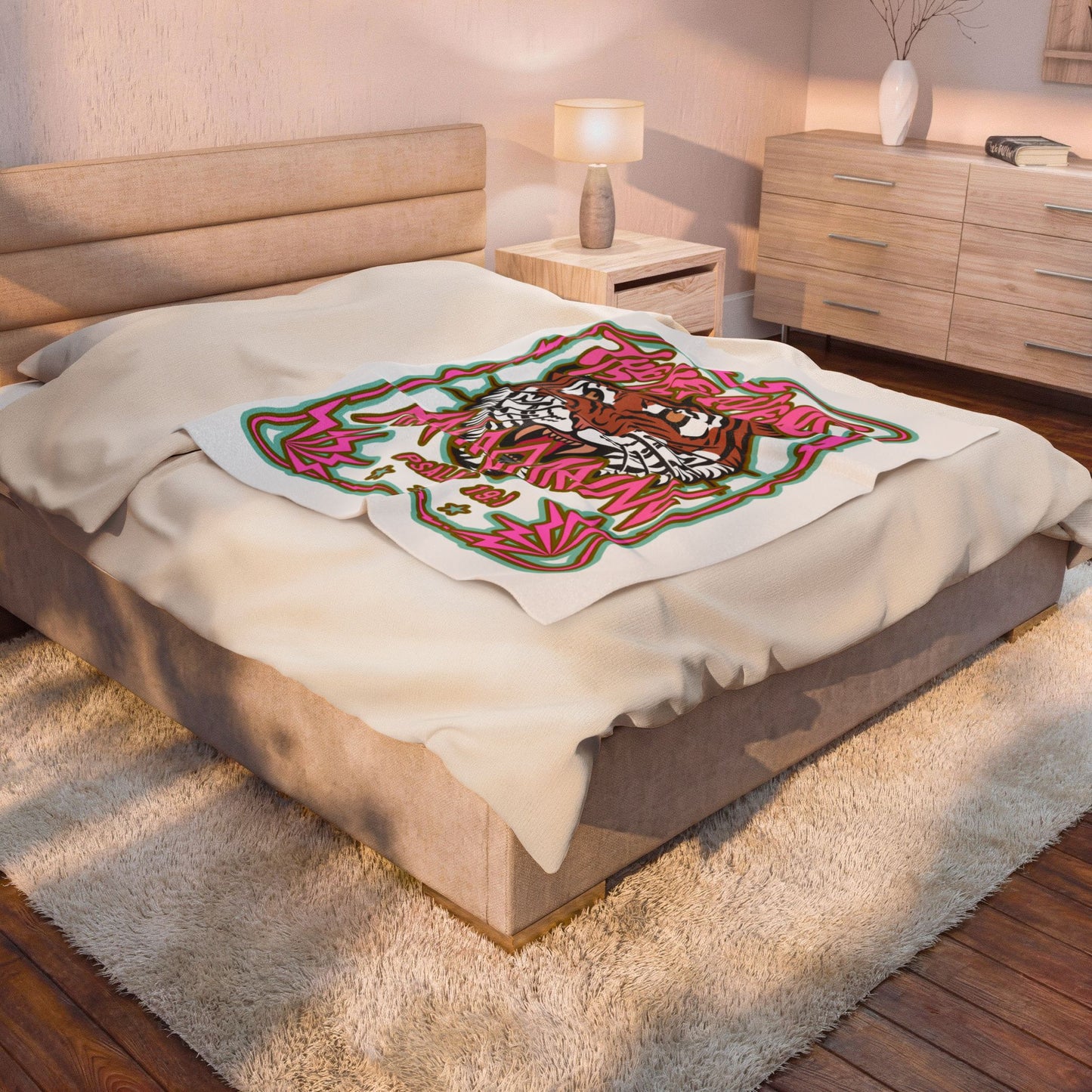 "The Heavens Are Roaring" Plush Throw