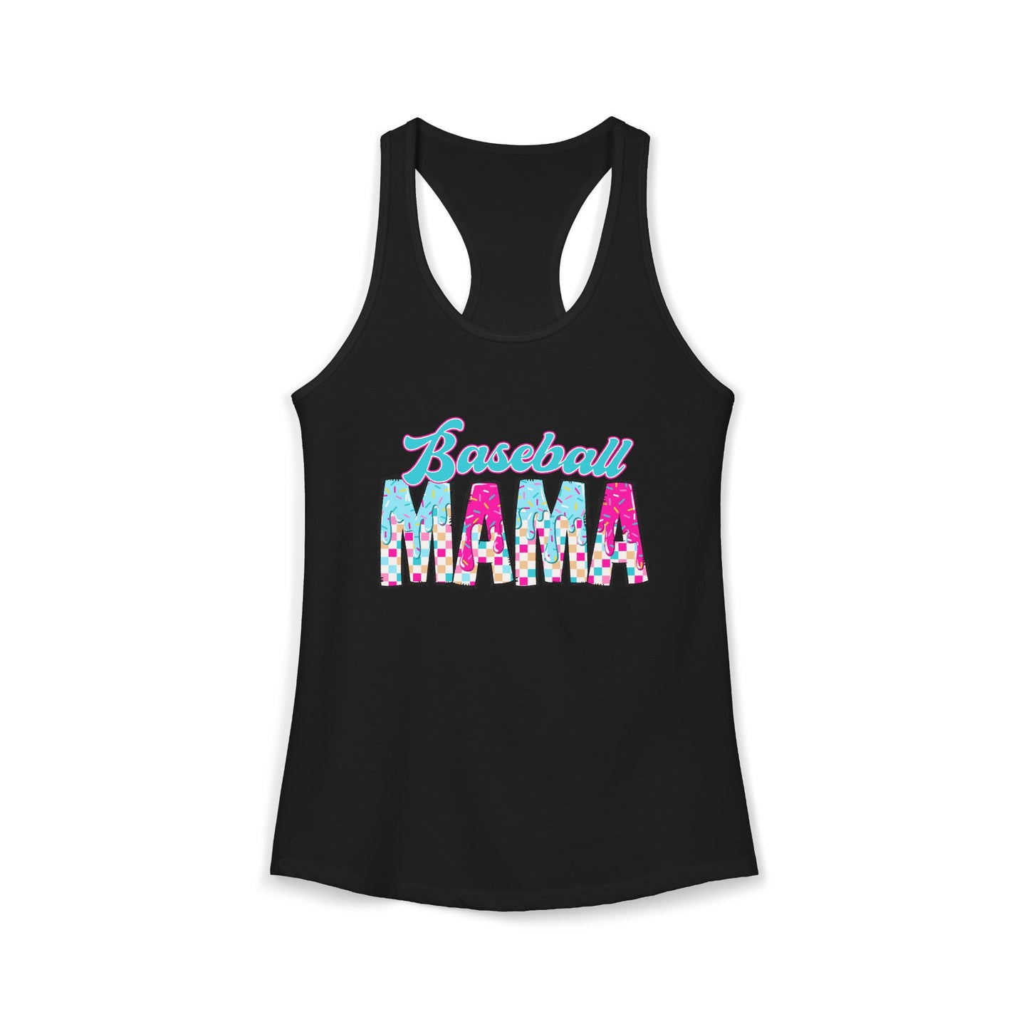 Baseball Mama Ice Cream Drip Tank