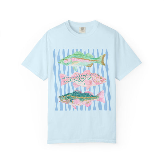 The Pastel Glitter Fish Tee