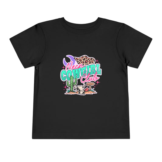 Neon Cowgirl Club Toddler Tee