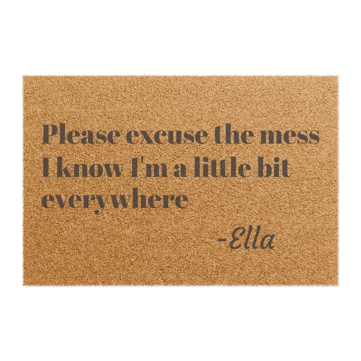 Please Excuse The Mess Doormat