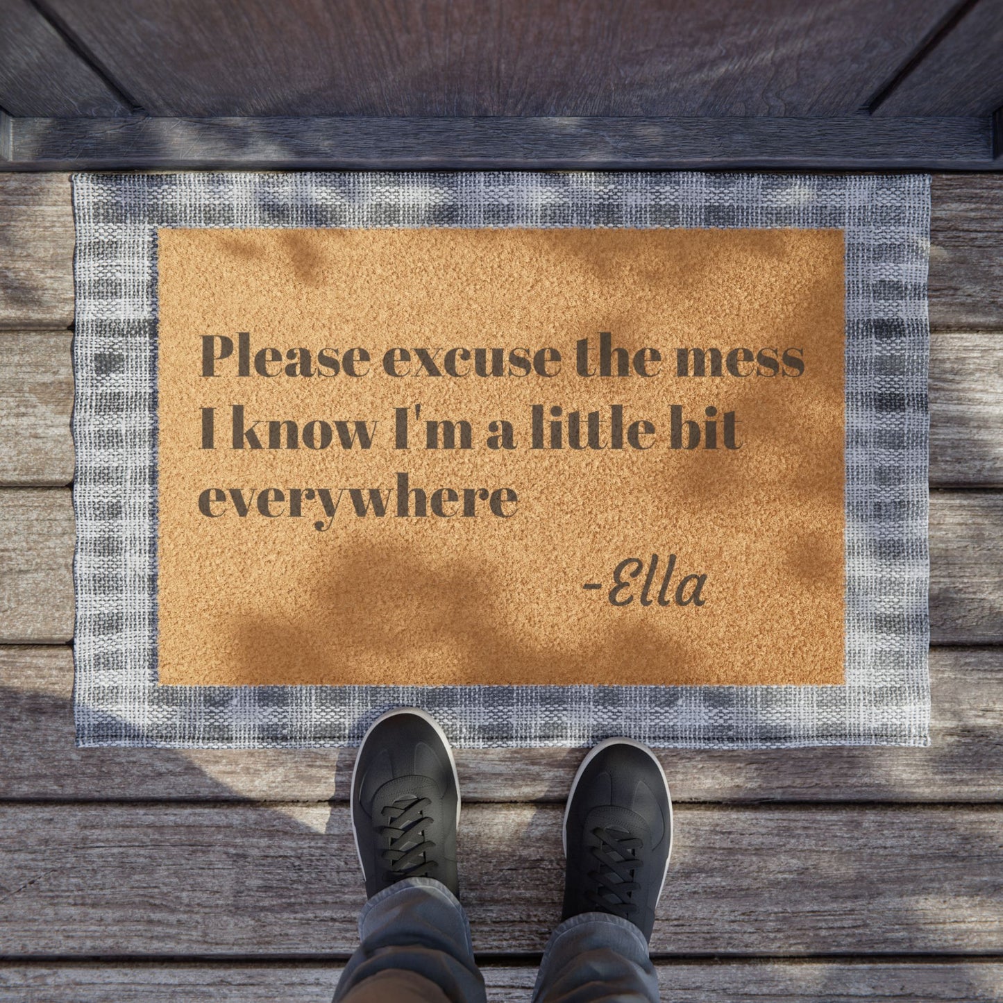 Please Excuse The Mess Doormat