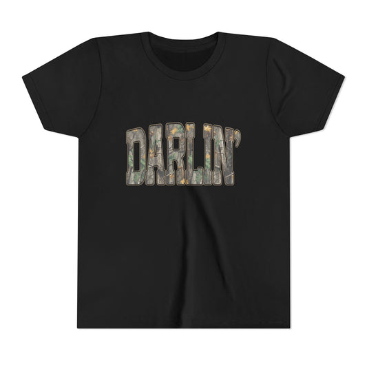 Camo "Darlin'' Youth Tee