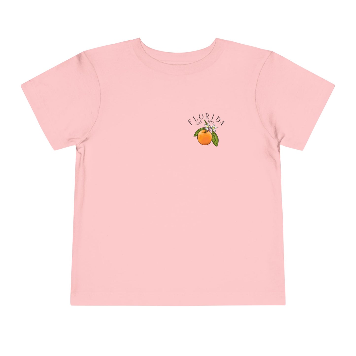 Toddler Tee — Florida Sunshine State Orange Map Graphic