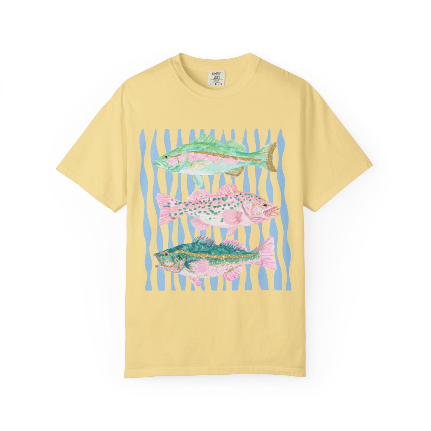 The Pastel Glitter Fish Tee