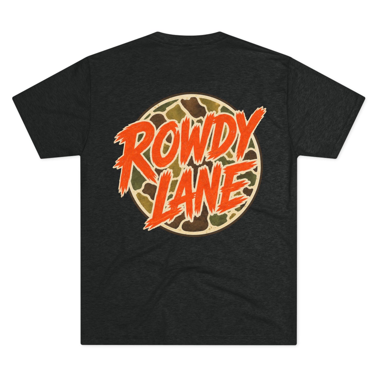Orange Flame/Duck Camo- Rowdy Lane Tee