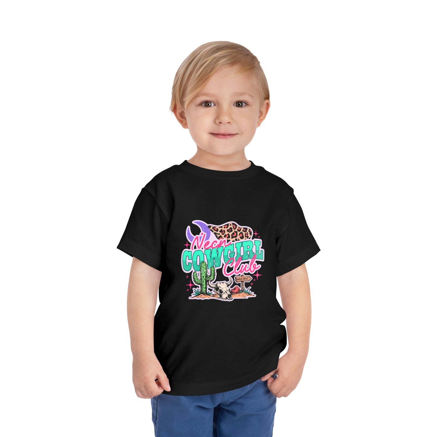 Neon Cowgirl Club Toddler Tee
