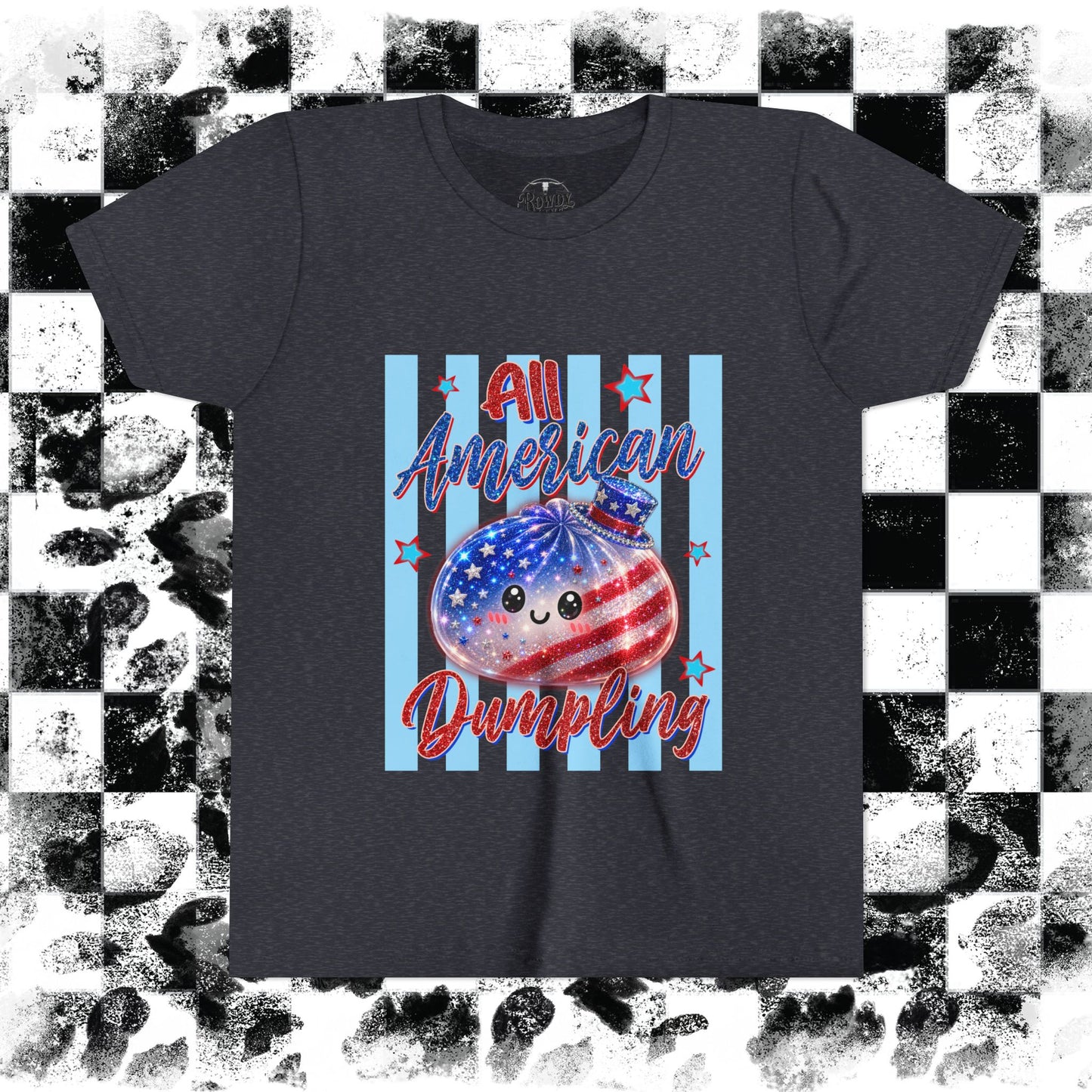 Blue Stripes "All American Dumpling" Youth Tee