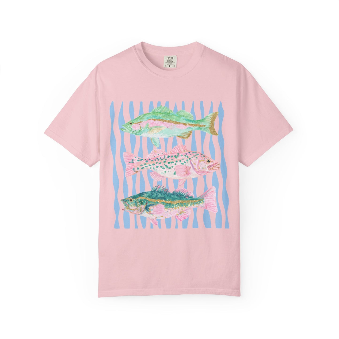 The Pastel Glitter Fish Tee