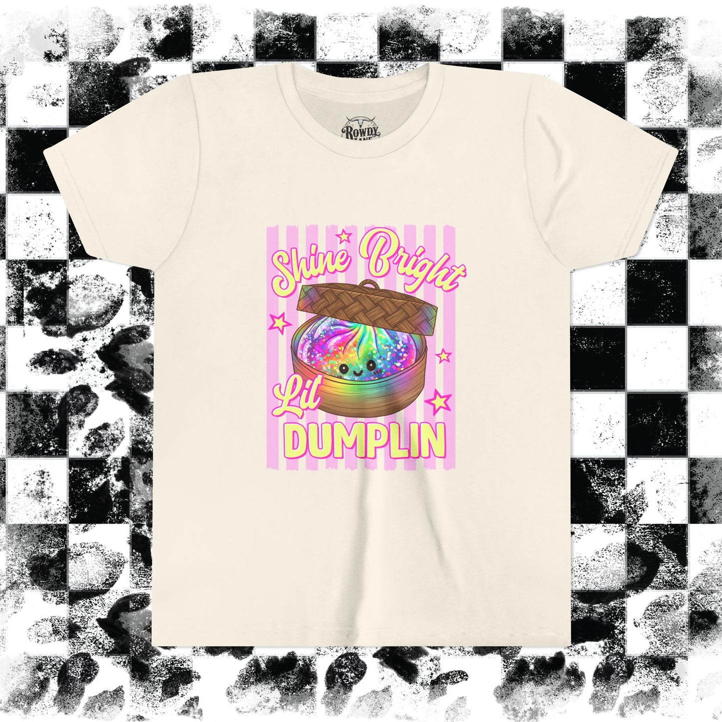 "Shine Bright Lil Dumplin" Youth Tee
