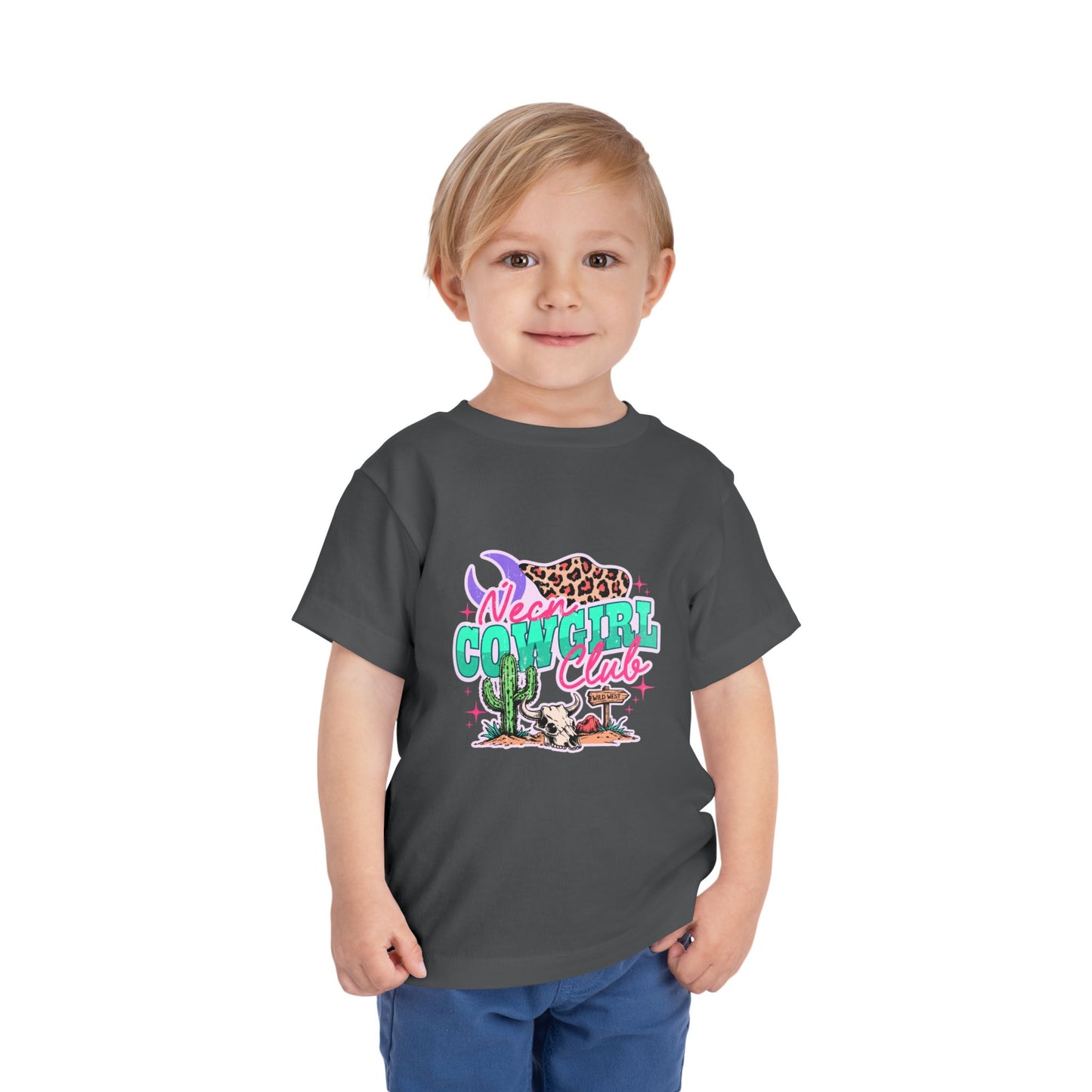 Neon Cowgirl Club Toddler Tee