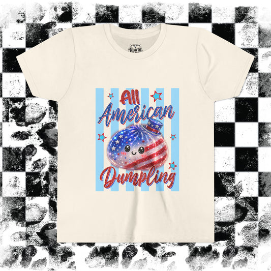 Blue Stripes "All American Dumpling" Youth Tee