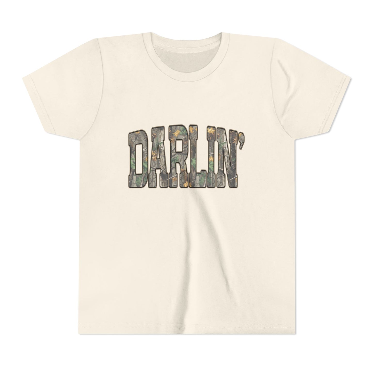 Camo "Darlin'' Youth Tee