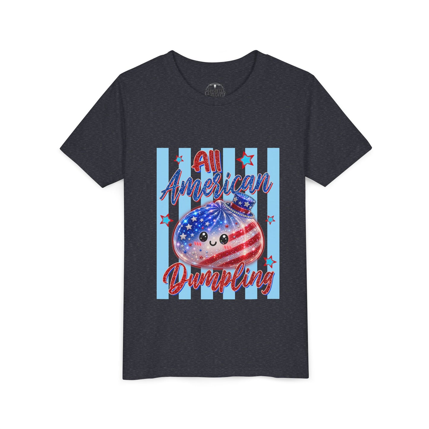 Blue Stripes "All American Dumpling" Youth Tee